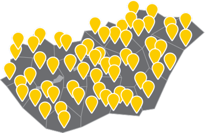 Támogatások térképen